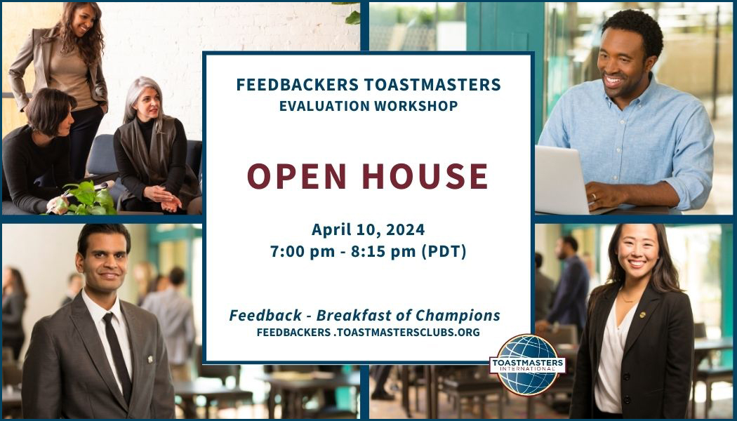 Feedbackers Toastmasters Open House