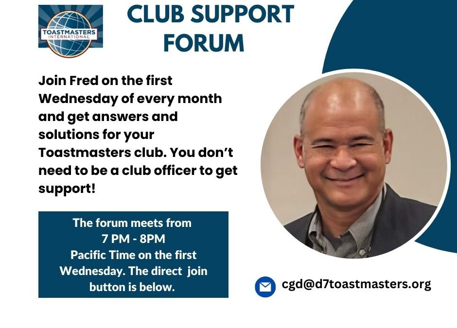 Club Support Forum – January 1, 2025