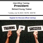 Richard Young trains VPM Toastmasters