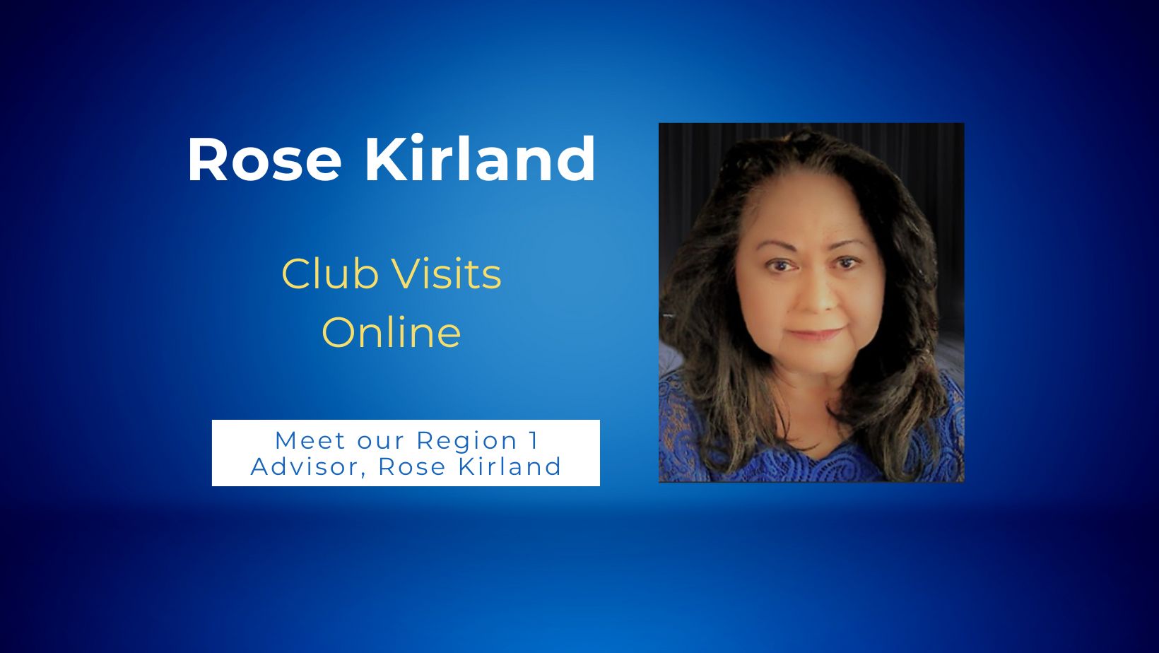 Rose Kirland will host online club visits.