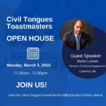 Civil Tongues Toastmasters presents Mr. Lockett as a keynote speakers