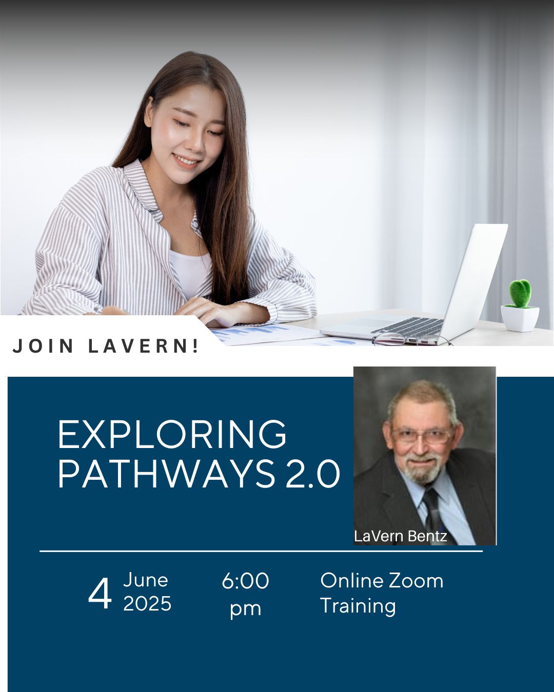On June 4, Mr. Bentz will lead another Q & A session for those who have questions about Pathways.
