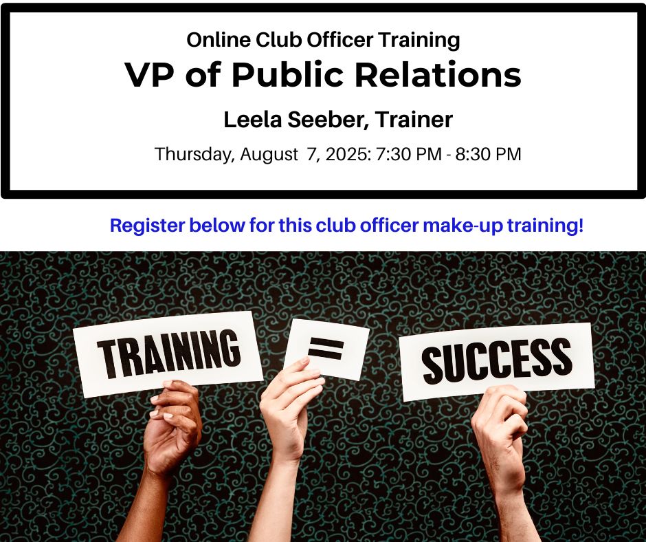 Leela Seeber trains vice president of public relations on August 7, 2025.